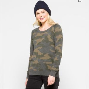 Stitch fix stitches & stripes Wynonna scoop neck camo sweater